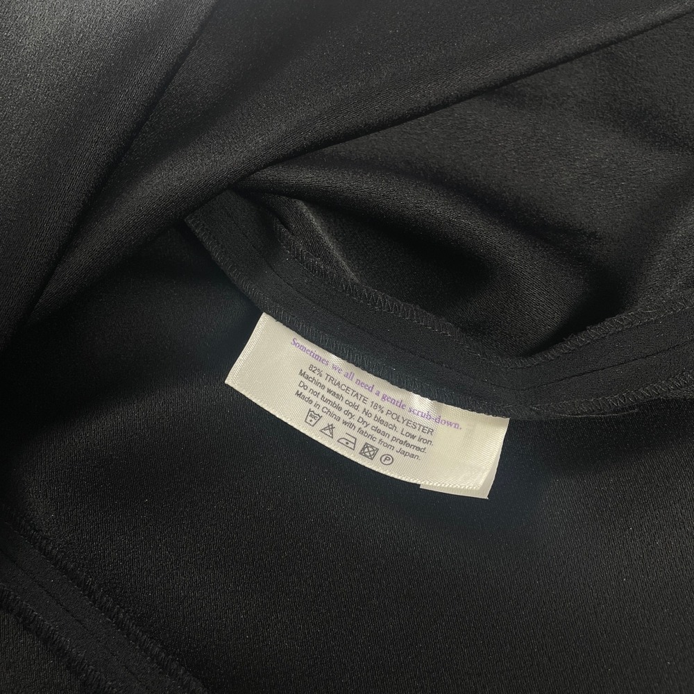 MM La Fleur Tory Dress Faux Wrap Office Black Size 6 - Picture 6 of 9